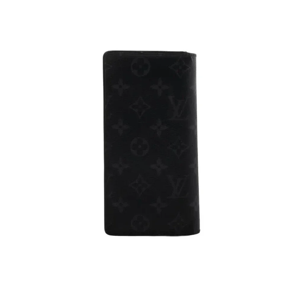 LOUIS VUITTON Portefeiulle Brazza Monogram Eclipse RA0211 Black